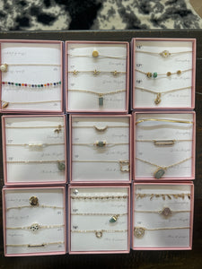 NECKLACE BOXES (THREE NECKLACES IN EACH BOX)