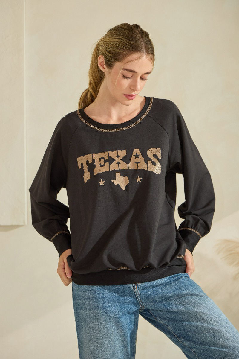 TEXAS LONGSLEEVE TOP