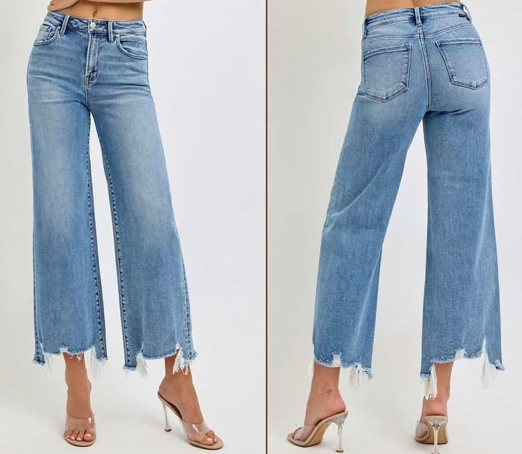 RISEN WIDE LEG DESTROYED BOTTOM