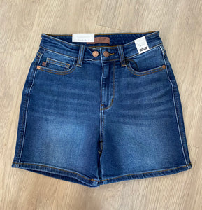 JUDY BLUE HIGH-WAIST DOUBLE BUTTON SHORT