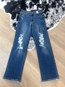 JUDY BLUE DAD DISTRESSED