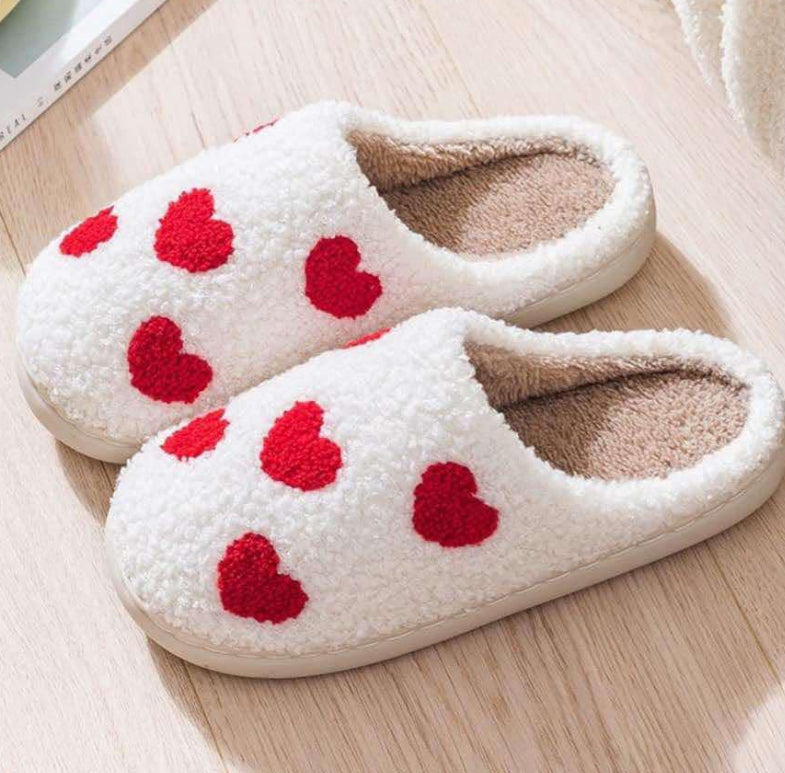 HEART SLIPPERS