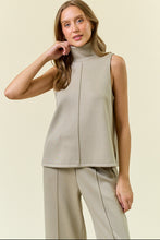 Load image into Gallery viewer, BUTTERY SOFT BRUSHED MODAL PINTUCK ALINE TANK
