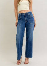 Load image into Gallery viewer, JUDY BLUE MID RISE 90S STRAIGHT FRONT POCKET
