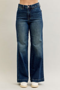 JUDY BLUE HW RETRO WIDE TC FRONT WELT POCKETS